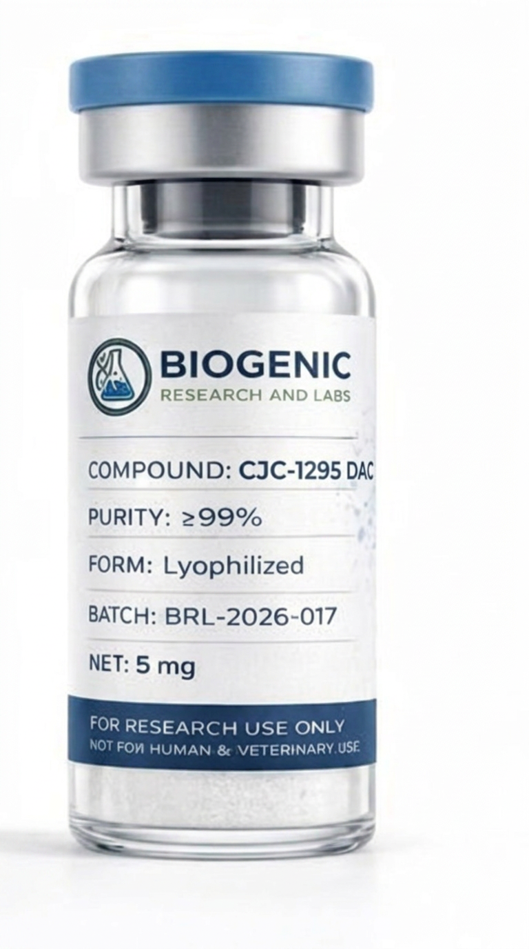 CJC-1295 DAC 5mg lyophilized powder research vial