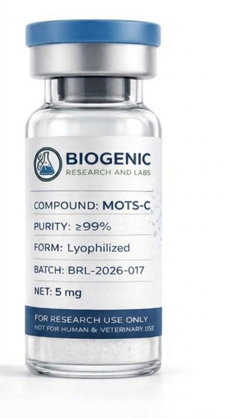 MOTS-C 5mg lyophilized powder research vial