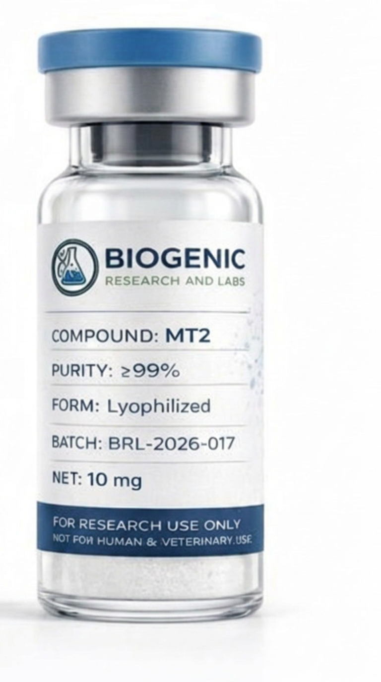MT2 10mg lyophilized powder research vial
